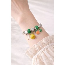 Nati Co Genç Stil Renkli Charm Bileklik | Trend Kadın Takı