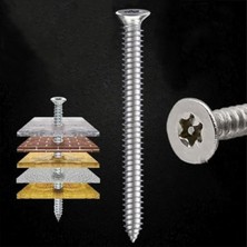 MarkEntegra 7.5X120 mm Sivri Uçlu Dübelsiz Beton Vidası - 50 Adet