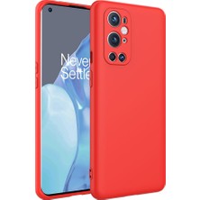 Egstech One Plus 9 Pro Kılıf Lansman Premium Kadife Kaplama Lens Korumalı Soft Silinebilir Arka Kılıf