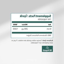 MarkEntegra Krom Pikolinat Takviye Edici Kapsül (20 Mcg, 90 Kapsül)