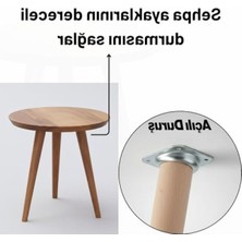 MarkEntegra Açılı Metal 4'lü Mobilya Ayak Bağlantı Aparatı