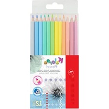 MarkEntegra 12'li Ahşap Pastel Boya Kalemi Seti