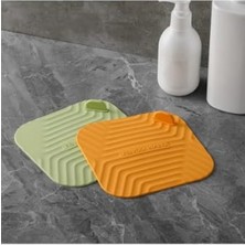 MarkEntegra Kare Silikon Mat, Kötü Koku Önleyici, Gider Tıpası Kapağı