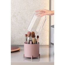 Şeffaf Kozmetik Organizör, Makyaj Fırçası ve Aksesuar Saklama Kutusu