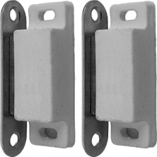 MarkEntegra Mıknatıslı Tutucu Kilit Seti, 2'li Beyaz