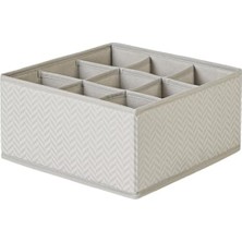 MarkEntegra 9 Bölmeli Çekmece Içi Düzenleyici Kutu - Gri Balıksırtı