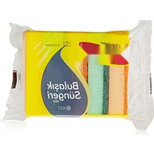 MarkEntegra 5'li Çift Taraflı Düz Bulaşık Süngeri - Çizik Bırakmaz