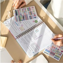 MarkEntegra Spiralli Günlük Ajanda - 12 Aylık, Siyah, 17X24 cm