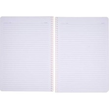 MarkEntegra 144 Yapraklı Turuncu Spiralli Defter - Çizgili