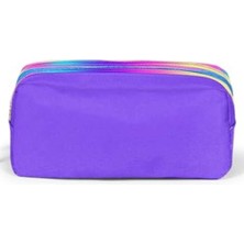 MarkEntegra Iki Bölmeli Fermuarlı Kalem Çantası - Pvc Kumaş