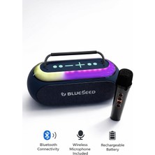 Pazaraza Blueseed BS611 30W Güçlü Bass Bluetooth Hoparlör