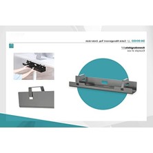 MarkEntegra Kablo Yönetimi Kanalı - Alt Sehpa Siyah