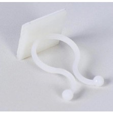 MarkEntegra 10 Adet Yapışkanlı Bitki Klipsi - Sarmaşık ve Çiçek Tutucu