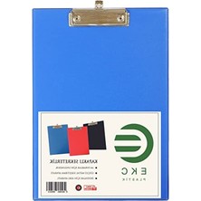 MarkEntegra A4 Kapaklı Sekreterlik, Mavi Renk, Dayanıklı Bloknot Yazı Tablası