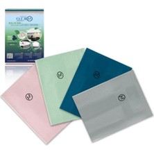 MarkEntegra Mikrofiber Temizlik Bezi - 4'lü Paket Somon Serisi