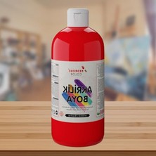 MarkEntegra 500GR Kırmızı Akrilik Boya - Yüksek Kalite