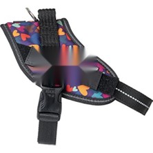 MarkEntegra Mini Beden Köpek Göğüs Takımı - Karışık Kalp Desenli