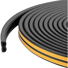MarkEntegra Kapı Pencere Bandı Izolasyon - 5 *2 neter 10 Metre Antrasit Gri