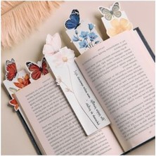 MarkEntegra Renkli Kelebek Figürlü Motto Mesajlı Kitap Ayracı