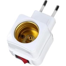 MarkEntegra Anahtarlı E27 Ampul Duy - Gece Lambası Için Pratik Çözüm