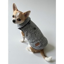 MarkEntegra Yumuşak Polar Kışlık Köpek Yeleği, Düğmeli Tasarım, Bej