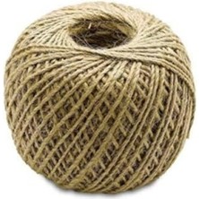 MarkEntegra 100 Metre Doğal Jüt Ip - El Işi Projeleri Için Dayanıklı Malzeme | 2 mm Kalınlık