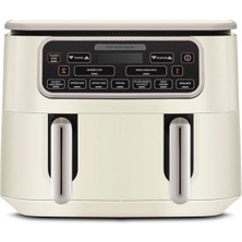 MarkEntegra 8 Litre Kapasiteli Airfryer, Çok Fonksiyonlu Pişirme Özellikleri