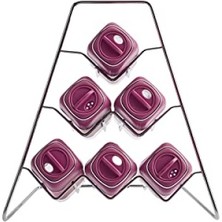 MarkEntegra 7 Parça Üçgen Cam Baharat Takımı - Şıklık ve Fonksiyonellik