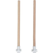 MarkEntegra Ahşap Kuş Tüneği, 2 Adet, 15CM Boy, 10MM Çap