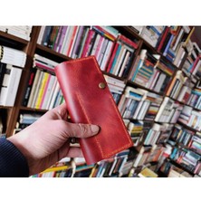 Mahfuz Crazy Gerçek Deri Tamamen El Emeği Özel Kalemleriniz Için Kalemlik Kalemkutu (8*18CM ) NLU360