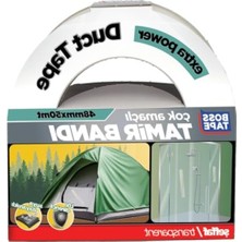 MarkEntegra Şeffaf Duct Bant, 48MM x 50M, Yüksek Dayanıklılık