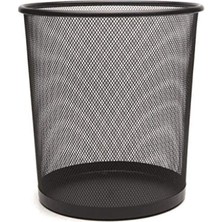 MarkEntegra Siyah Metal Perfore Çöp Kovası - 10 Lt Kapasite