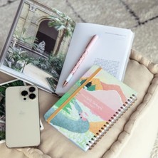 MarkEntegra Spiralli Sert Kapak Seyahat Defteri - 12,5 x 18 Cm, Manzara