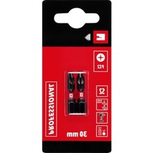 MarkEntegra Dayanıklı Çift Torsiyonlu Darbeli Bit Seti, 2 Parça, 30 Mm, Pz2