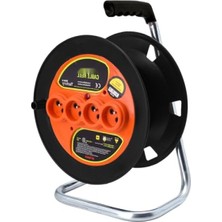 MarkEntegra Kapaksız Seyyar Kablo Makarası - 4 Prizli