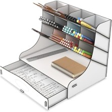 MarkEntegra 12 Gözlü Büyük Boy Masaüstü Kalemlik Düzenleyici