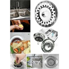 MarkEntegra Paslanmaz Çelik Sifon Süzgeci - 8 cm