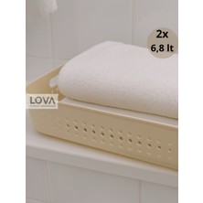 Çok Amaçlı Organizer Seti, Şeffaf ve Kapaksız, 2'li Paket