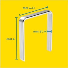 MarkEntegra Dayanıklı Blister Zımba Teli, 1.6m Uzunluk