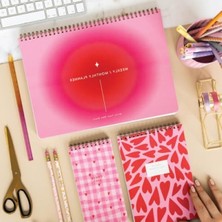 MarkEntegra 3'lü Masaüstü Süresiz Planlayıcı Seti, A4 Boyut, Renkli