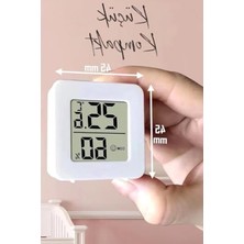 MarkEntegra Mini Sıcaklık ve Nem Ölçer, LCD Ekranlı