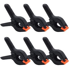 MarkEntegra 6 Adet Yaylı Kelepçe Seti, 4 Inç Sıkıştırma Için