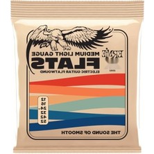 MarkEntegra Orta Işık Düz Sarımlı Elektro Gitar Telleri, 12-52 Kalınlık