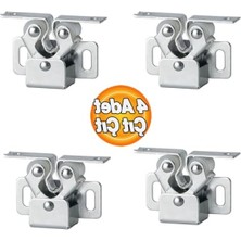 MarkEntegra Paslanmaz Çelik Kapak Tutucu - Güçlü Tutuş Için 4 Adet Set