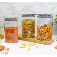 MarkEntegra 1.1 Litre Kare Erzak Kabı - Gıda Saklama Için Güvenli