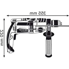 MarkEntegra Darbeli Matkap - 1300W, 1.5-13 mm Mandren Çapı, 24 mm Betonda Delme