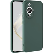 Egstech Huawei Nova 12S Kılıf Lansman Premium Kadife Kaplama Lens Korumalı Soft Silinebilir Arka Kılıf