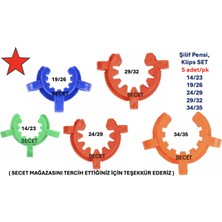 İTHAL Şilif Pensi Klips Set 5 Adet/pk ( 14/23, 19/26, 24/29, 29/32, 34/35 )
