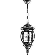 MarkEntegra Kahverengi Bahçe Fener Sarkıt - 60W