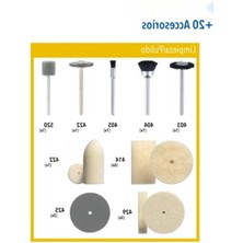 MarkEntegra Çok Amaçlı Parlatma Aksesuar Seti | 20 Parça | Temizlik ve Cilalama Için